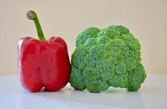 pepper, broccoli